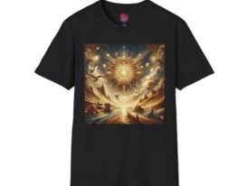Celestial Art Cosmic Design for Art Lovers – Black Graphic Tee