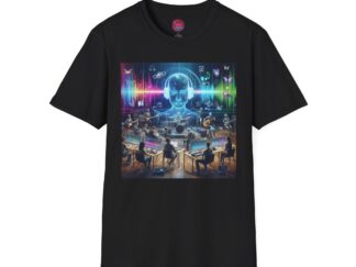 Retro Music Vibes Unisex Softstyle T-Shirt - Perfect for Music Lovers & Creative Souls