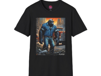 Urban Gorilla Graphic T-Shirt - Unisex Softstyle Tee for Animal Lovers