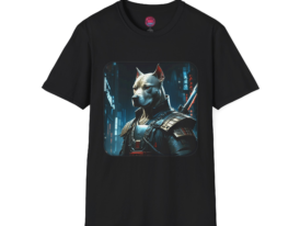Epic Warrior Dog – Black Graphic Tee