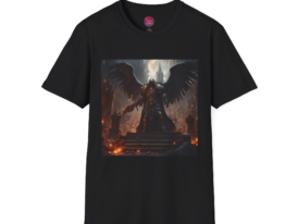 Epic Warrior Bold Graphic Design – Black Graphic Tee