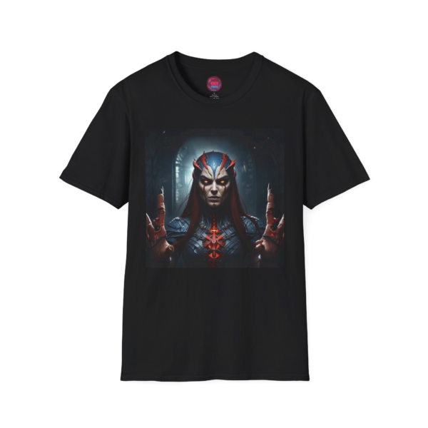 Mystical Warrior Unisex Softstyle T-Shirt – Perfect for Fantasy Lovers and Cosplay Events
