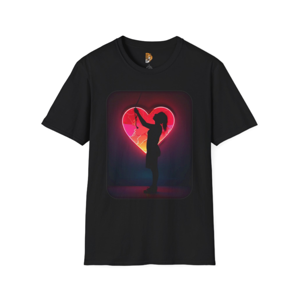 Heartbeat Unisex Softstyle T-Shirt - Love & Passion Graphic Tee