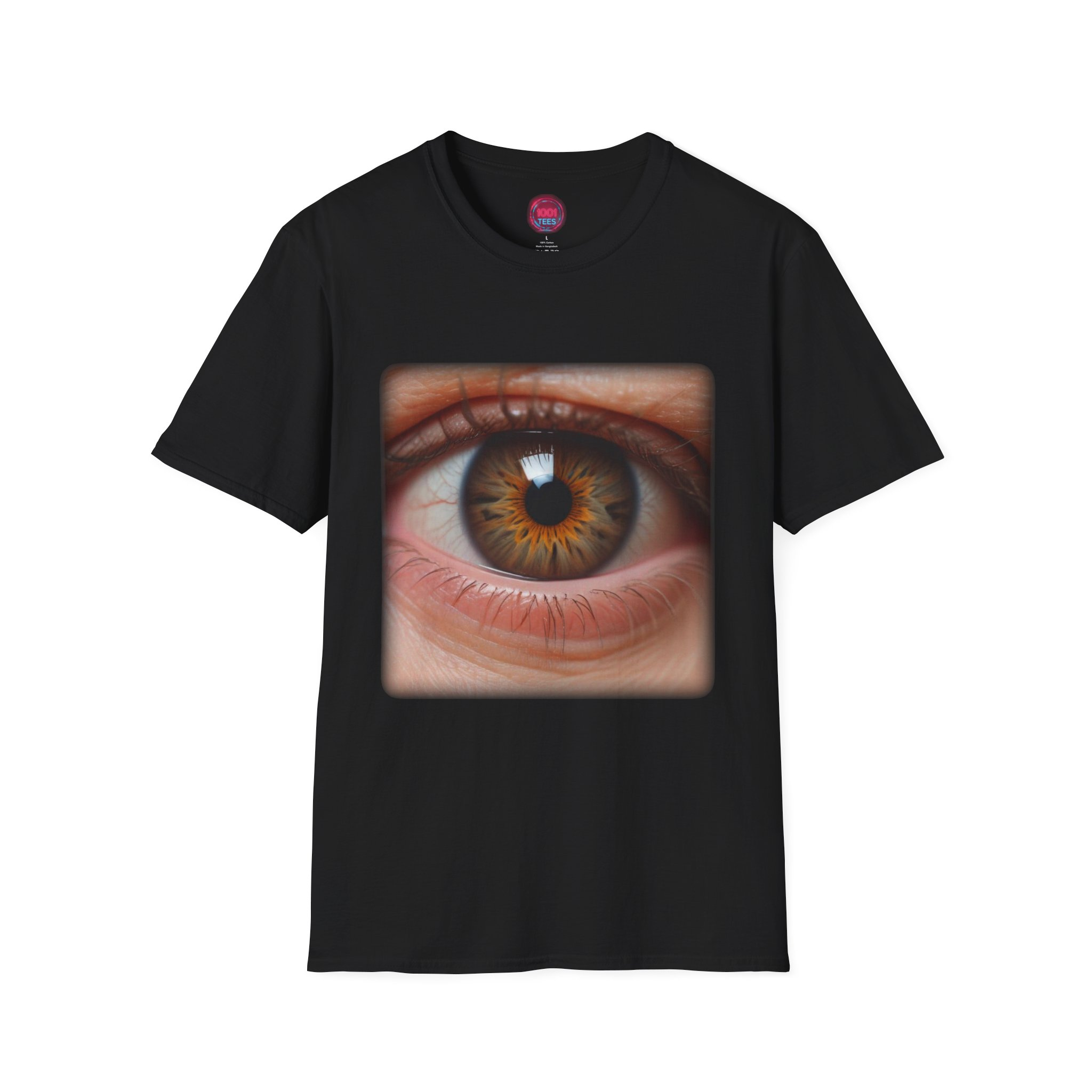 Eyelight Unisex Softstyle T-Shirt - Artistic Eye Design