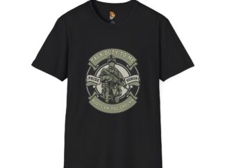Talk Duty to Me, Pride & Honor Design Unisex Softstyle T-Shirt