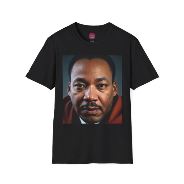 Martin Luther King Jr. Unisex Softstyle T-Shirt - Inspirational Activism Tee