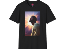 Inspiring Sunset Vibes & Positive Energy – Black Graphic Tee