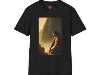 Meditative Mountain Unisex T-Shirt - Spiritual Design for Peace Seekers