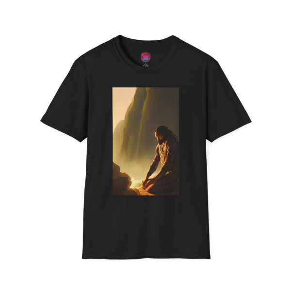 Meditative Mountain Unisex T-Shirt - Spiritual Design for Peace Seekers