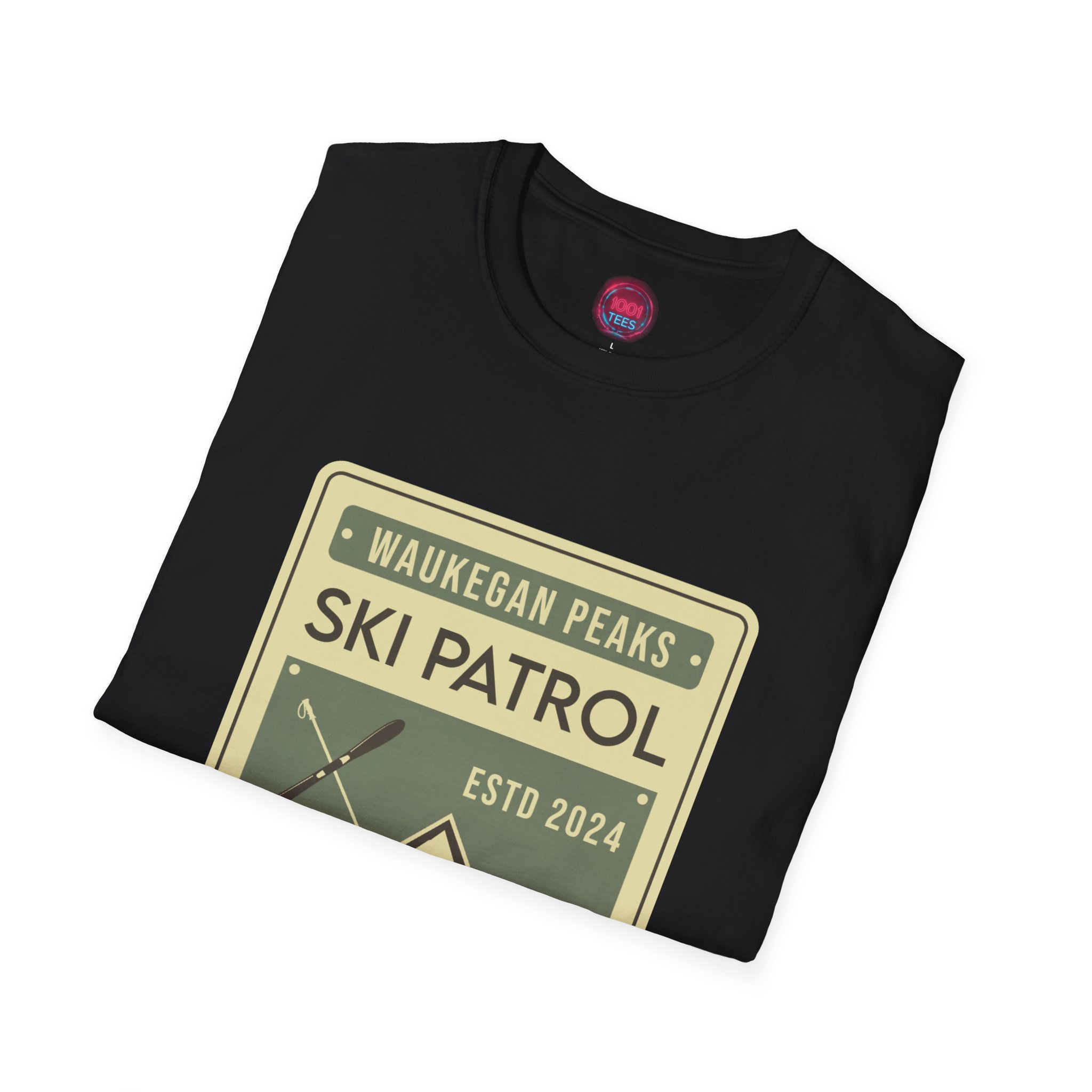 Ski Patrol Unisex Softstyle T-Shirt - Outdoor Adventure Tee - Image 4