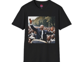 Inspiration T-Shirt featuring Iconic Speech – Black Graphic Tee