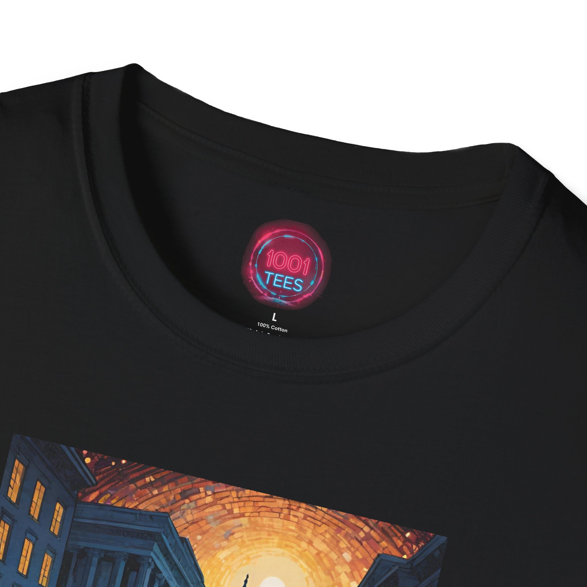 Empowerment Unisex Softstyle T-Shirt - Inspiring Art Design - Image 3