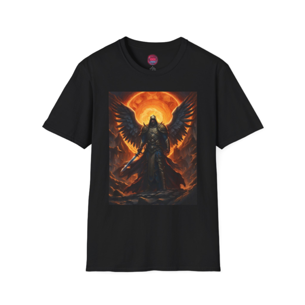 Celestial Warrior Unisex Softstyle T-Shirt - Perfect for Fantasy Lovers