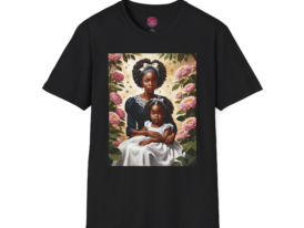 Nostalgic Motherhood Art – Black Graphic Tee