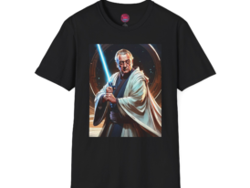 Galactic Jedi Master – Black Graphic Tee