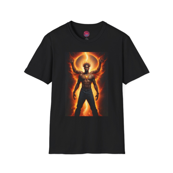 Fiery Warrior Graphic Unisex T-Shirt