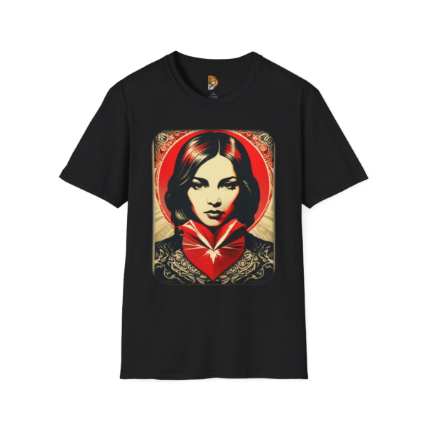 Heartfelt Graphic Unisex Softstyle T-Shirt - Bold Artwork for Everyday Wear
