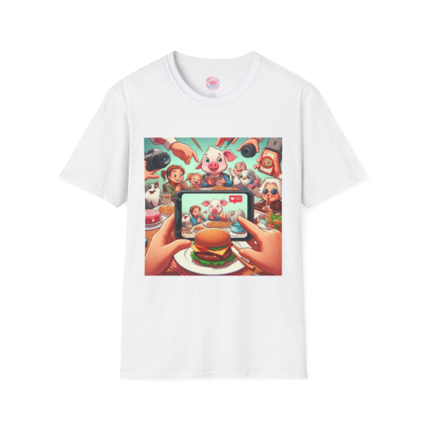 Humorous Unisex Softstyle T-Shirt - Foodie Photo Op Design