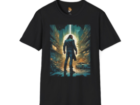 Urban Adventure Stylish for City Lovers – Black Graphic Tee