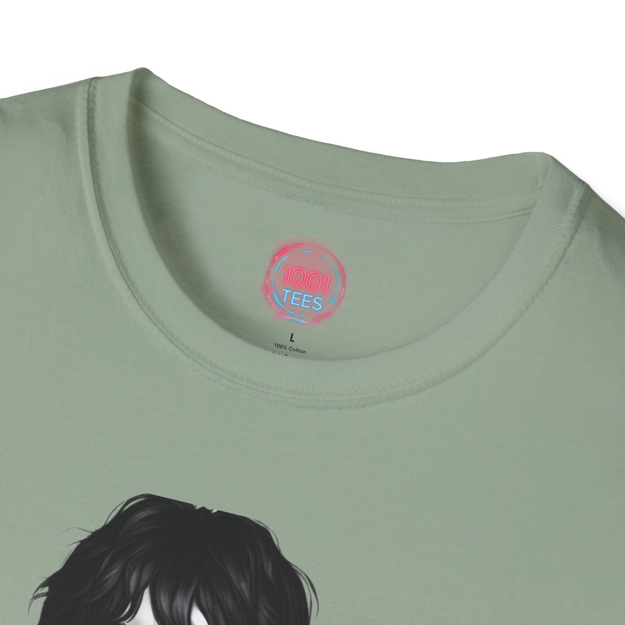 Rock Star Unisex Softstyle T-Shirt - Artistic Design with Color Splash - Image 11