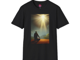 Inspirational Skyline – Black Graphic Tee
