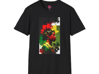 Reggae Vibes Unisex Softstyle T-Shirt - Artistic Graphic Design for Music Lovers