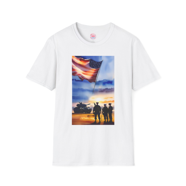 Patriotic Unisex Softstyle T-Shirt - Honor the Heroes