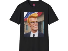 Cool Retro with Graphic Design – Black Graphic Tee