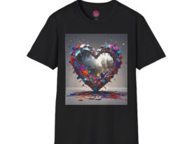 Heart of Colors – Black Graphic Tee