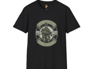 Talk Duty to Me Combat Veteran Unisex Softstyle T-Shirt