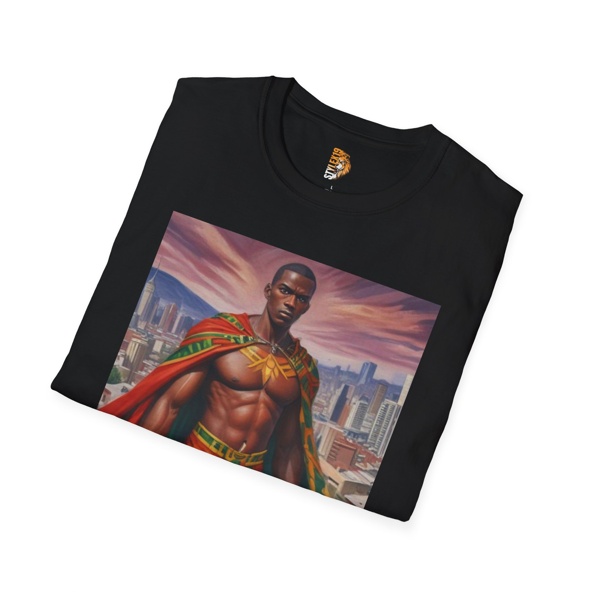 The Just Us League Superhero-Inspired Unisex Softstyle T-Shirt | Bold Comic Art - Image 4