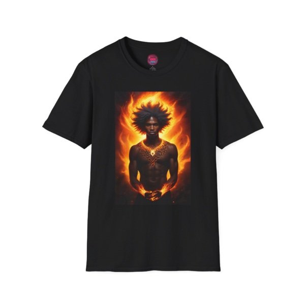 Unisex Softstyle T-Shirt - Fiery Spirit Design for Empowerment