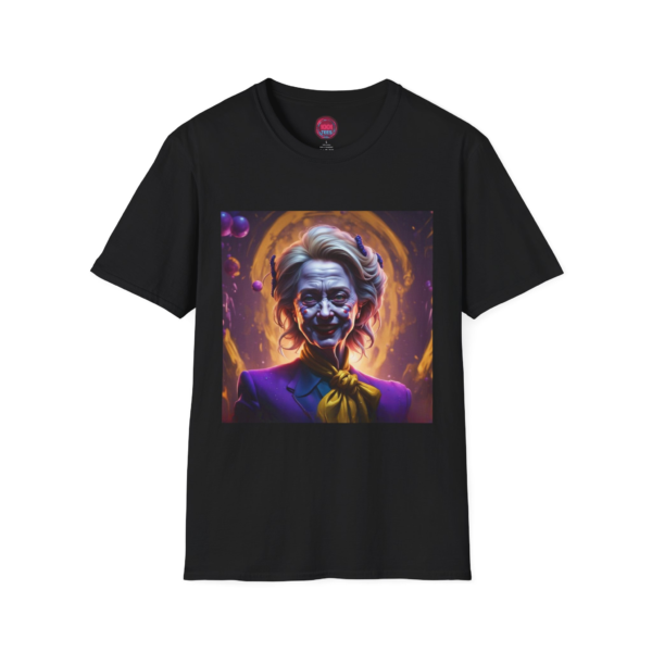 Unisex Softstyle T-Shirt - Edgy Graphic Tee with Artistic Joker Design