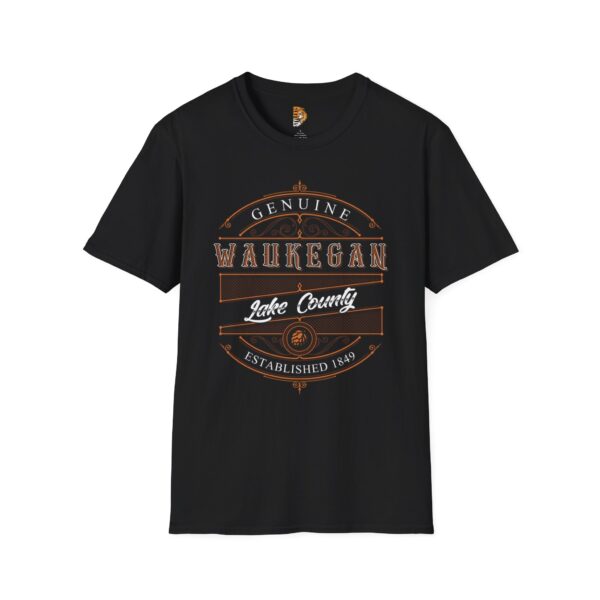 Genuine Waukegan Softstyle T-Shirt - Lake County Established 1849
