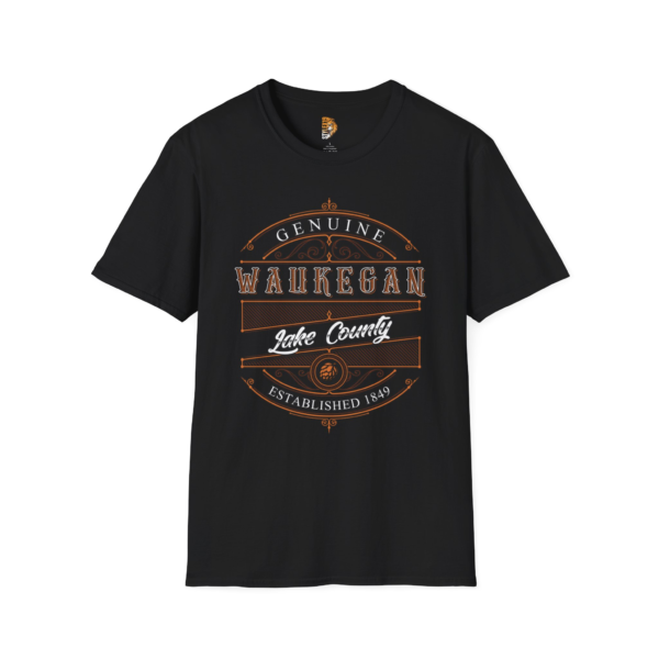 Genuine Waukegan Softstyle T-Shirt - Lake County Established 1849
