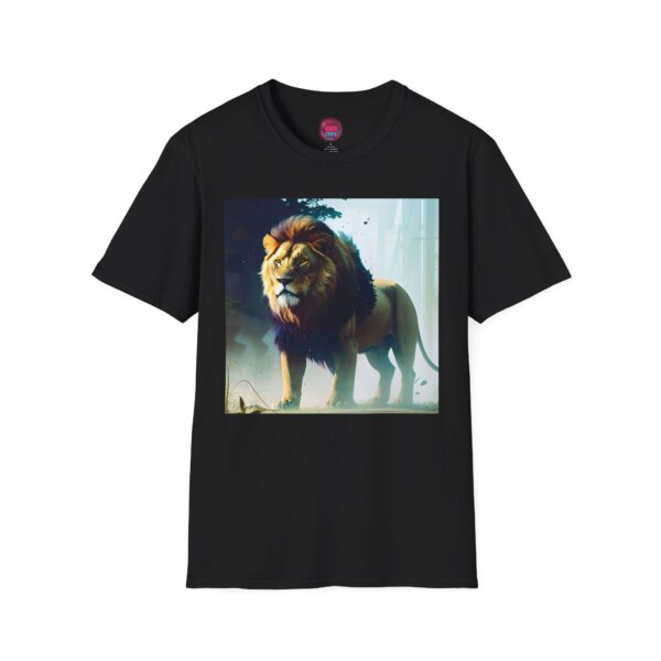 Majestic Lion Unisex Softstyle T-Shirt - Perfect for Nature Lovers
