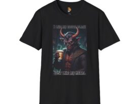 I Like My Coffee Black – Black Graphic Tee
