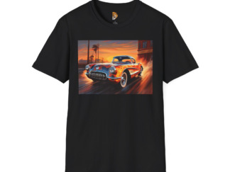 Retro Classic Car Unisex Softstyle T-Shirt - Perfect for Auto Enthusiasts