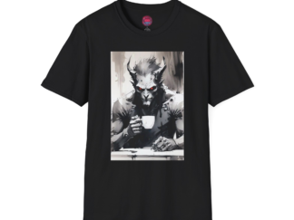 Vintage Wolf Graphic Tee - Unisex Softstyle T-Shirt