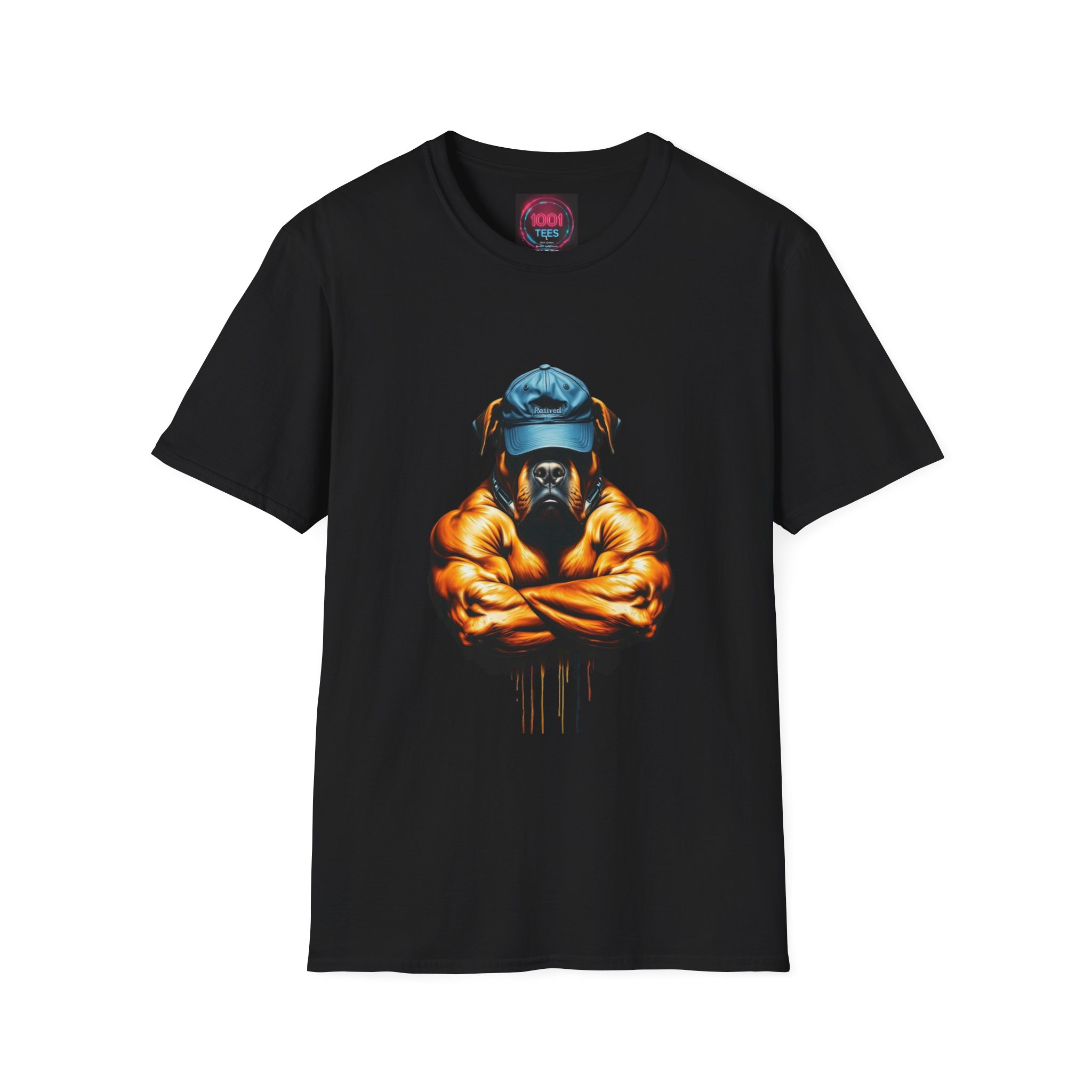 Muscular Boxer Dog T-Shirt — Urban Streetwear Graphic Tee - Image 2