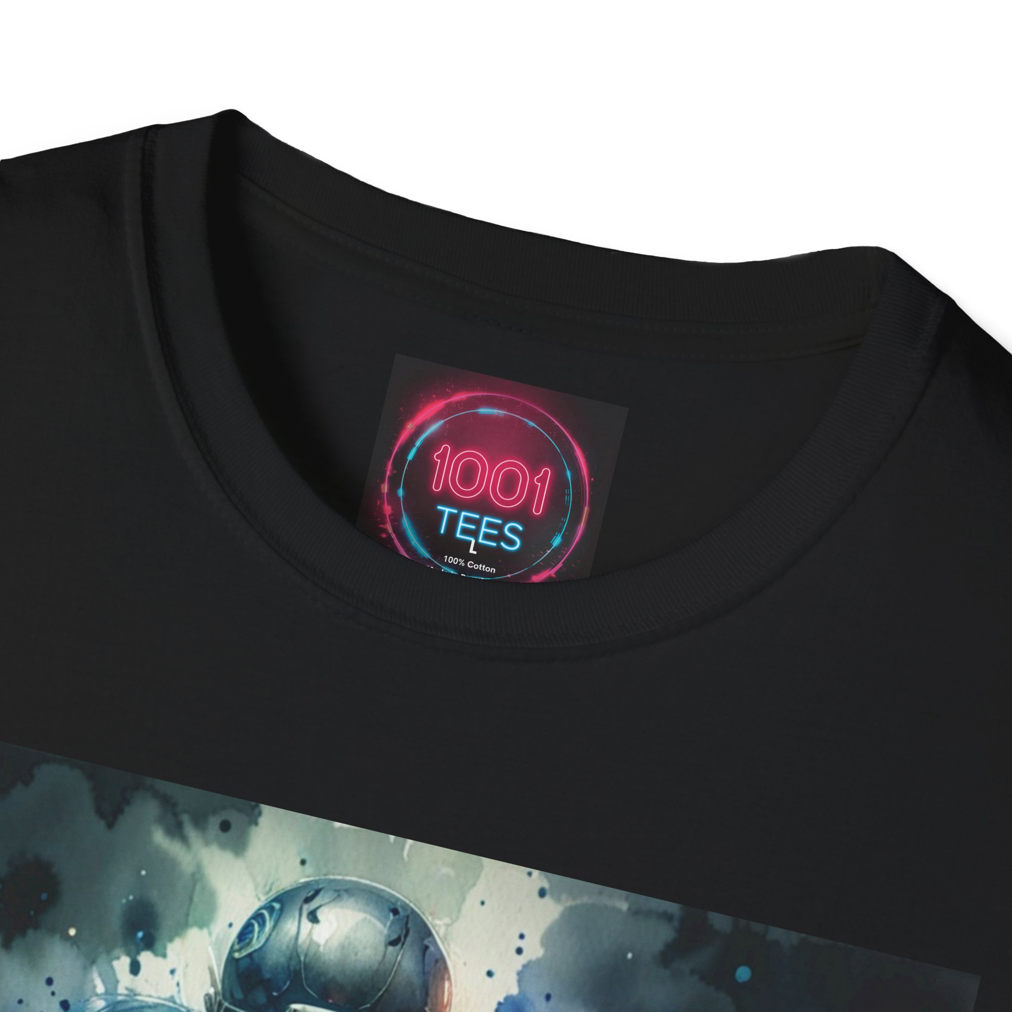 Football Player Action Graphic T-Shirt — Intense Watercolor Game Day Sports Tee - Image 3