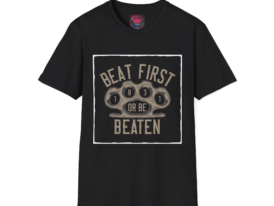 Beat First or Be Beaten 1831 T-Shirt — Vintage Brass Knuckles Graphic Tee