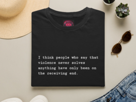 Empowering Quote T-Shirt, Tee, Statement Apparel, Casual Wear, Gift for Activists, Inspirational Fashion – Black Graphic Tee