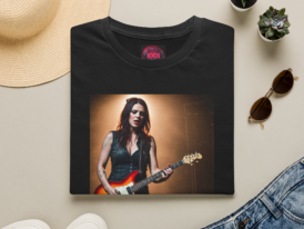 Rock Star , Music Lover Gift, Concert Tee, Edgy Fashion, Festival Outfit, Live Music Apparel – Black Graphic Tee
