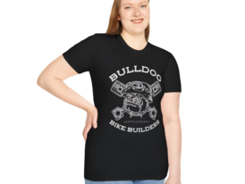 Bulldog Bike Builders – Black Graphic Tee
