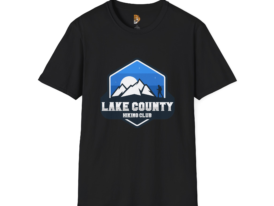 Lake County Hiking Club – Black Graphic Tee