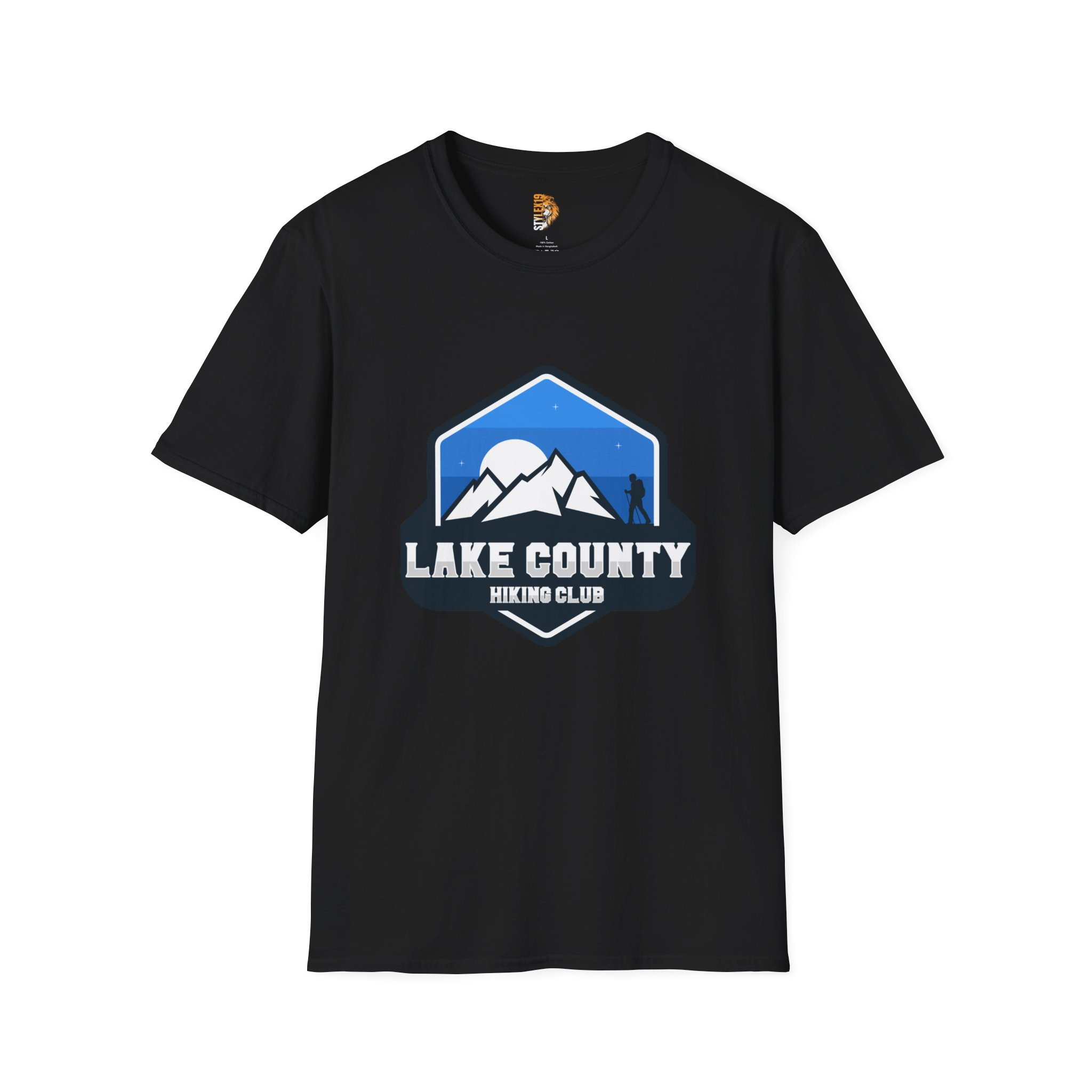 Lake County Hiking Club – Black Graphic Tee