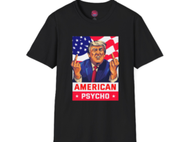 Bold American Psycho – Black Graphic Tee