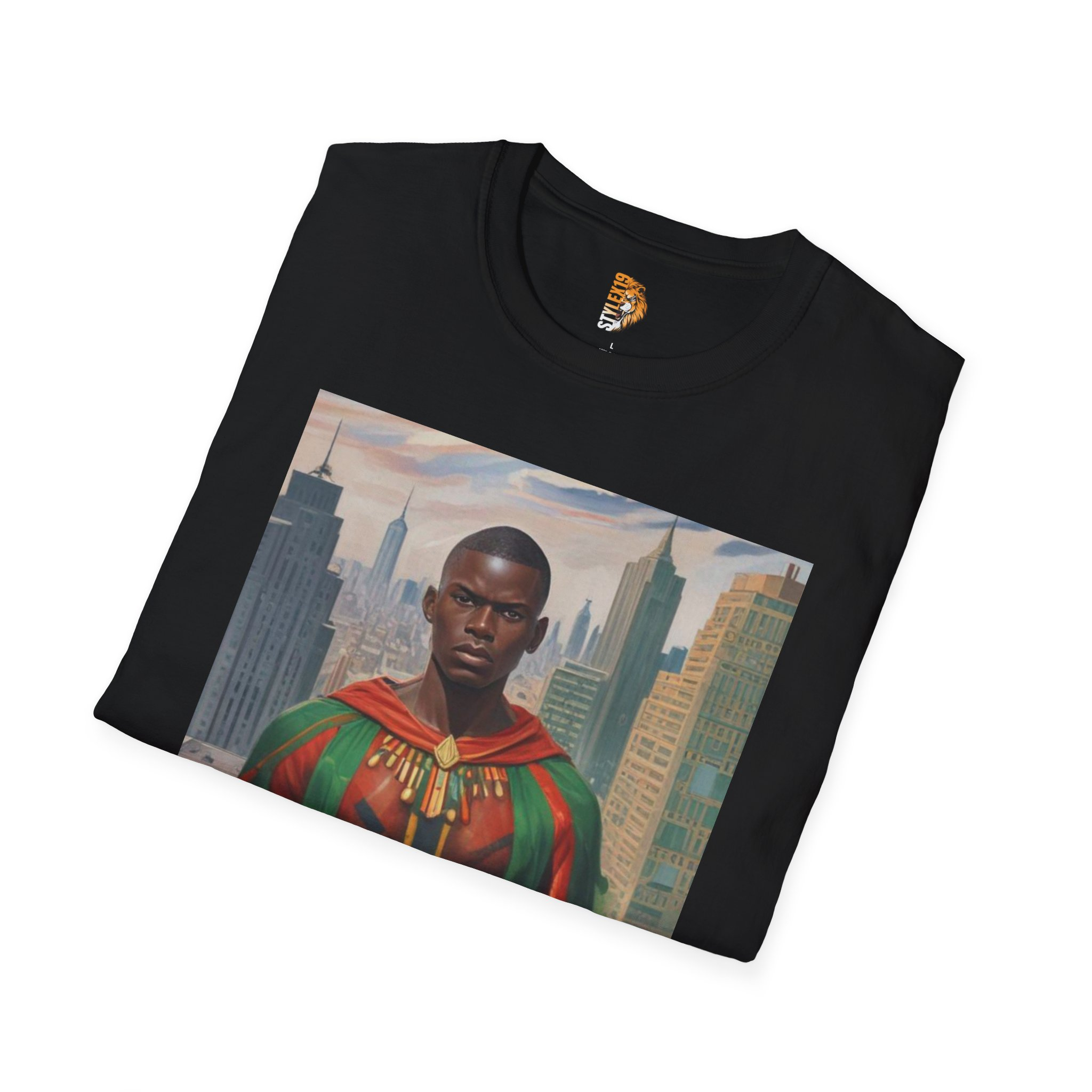 Just Us League African Inspired Superhero Graphic Tee - Image 3