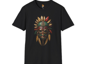 African Tribal Mask - Bohemian Vibe T-Shirt